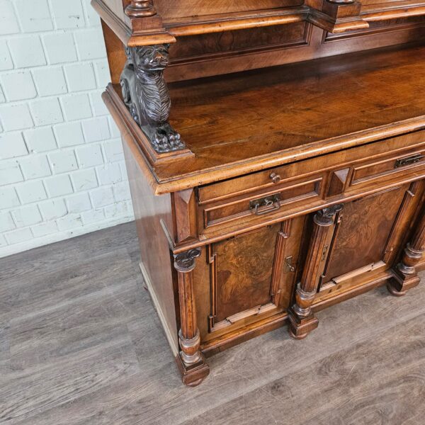Cabinet Gründerzeit 1880 Walnut - Image 6