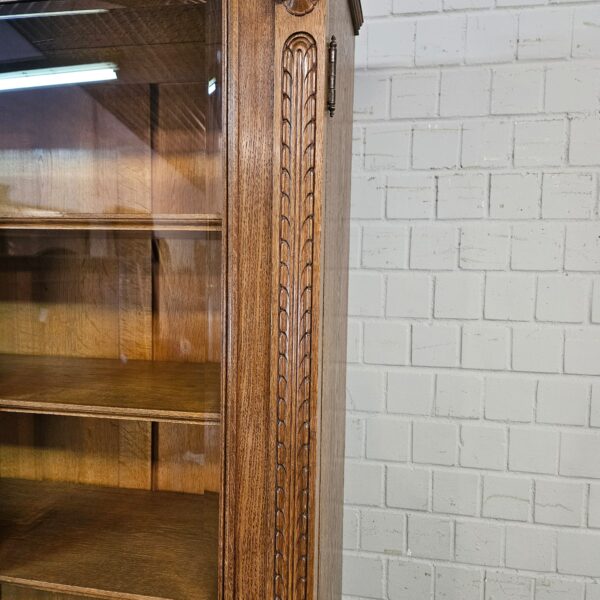 Display Cabinet with Bench Gründerzeit 1880 Oak - Image 10