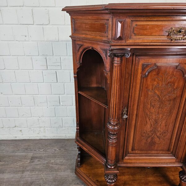 Cabinet Gründerzeit 1880 Walnut - Image 4