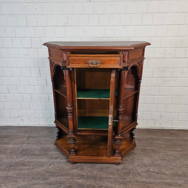 Cabinet Gründerzeit 1880 Walnut - Image 8