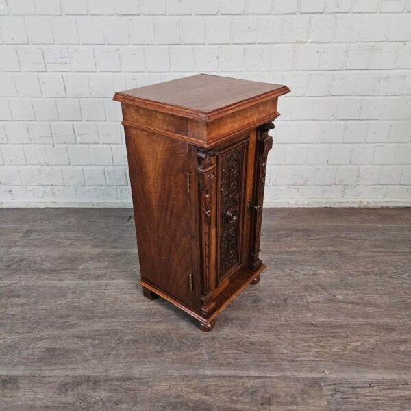 Bedside Tables Gründerzeit 1880 Walnut - Image 10