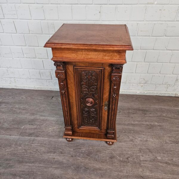 Bedside Tables Gründerzeit 1880 Walnut - Image 5