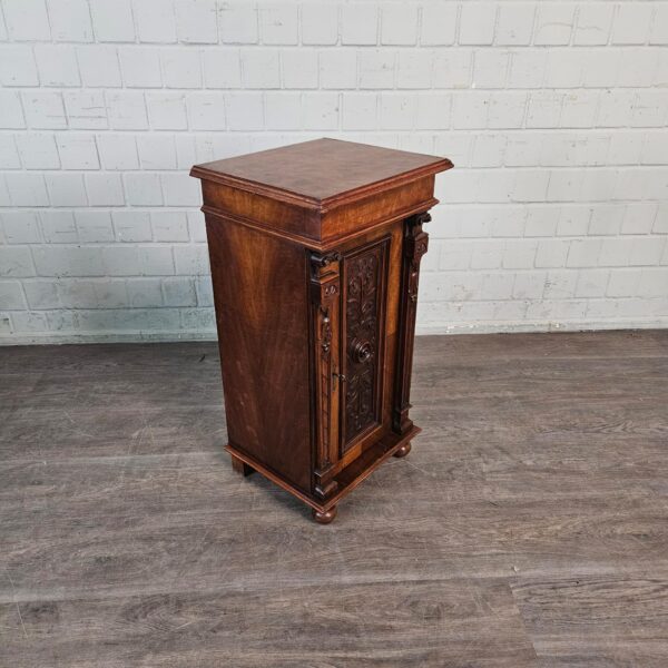 Bedside Tables Gründerzeit 1880 Walnut - Image 11