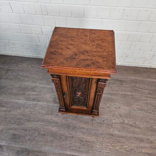 Bedside Tables Gründerzeit 1880 Walnut - Image 6
