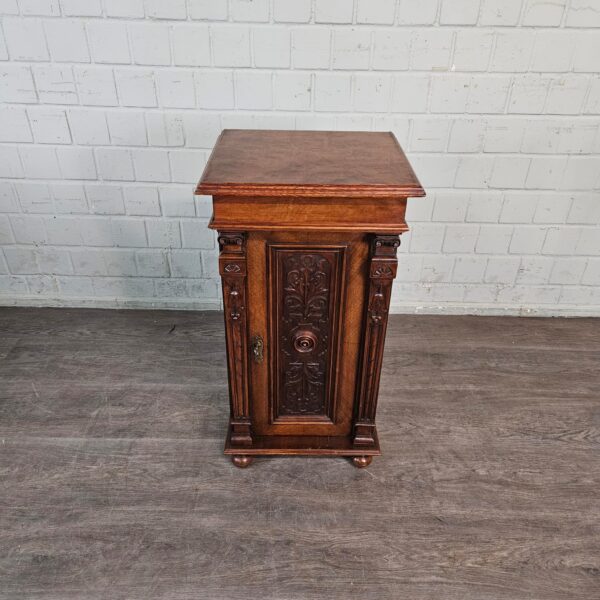 Bedside Tables Gründerzeit 1880 Walnut - Image 4