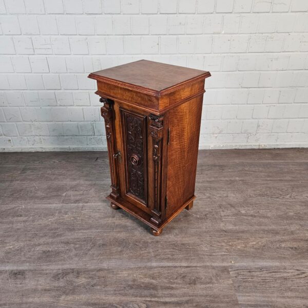 Bedside Tables Gründerzeit 1880 Walnut - Image 7