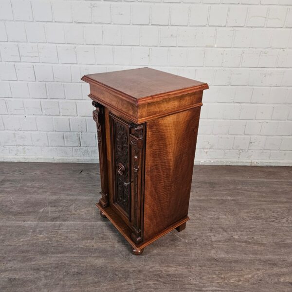 Bedside Tables Gründerzeit 1880 Walnut - Image 8