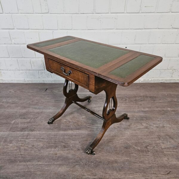 Folding Table Gründerzeit 1880 Walnut - Image 7