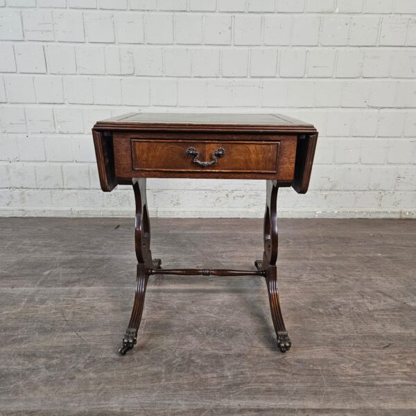 Folding Table Gründerzeit 1880 Walnut - Image 3