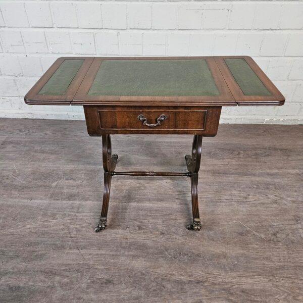 Folding Table Gründerzeit 1880 Walnut - Image 6