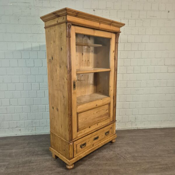 Display Cabinet Jugendstil 1910 Pine