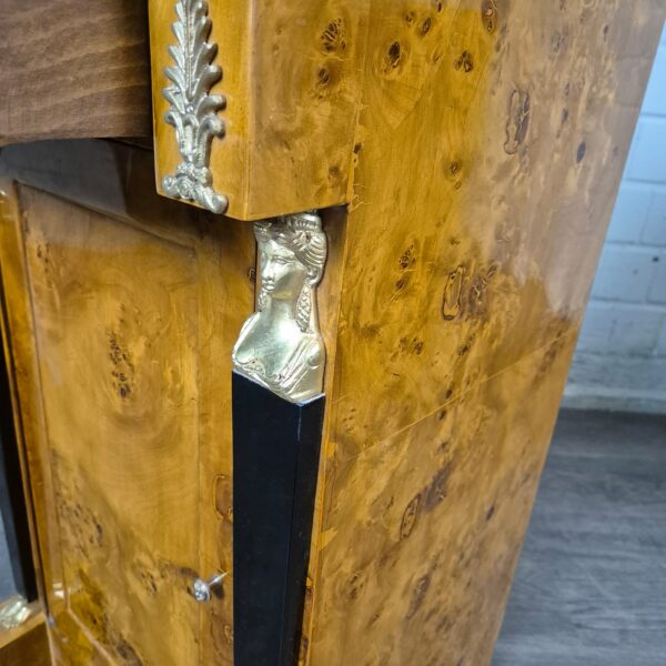 Bedside Table Burl Walnut 0,47 m - Image 10