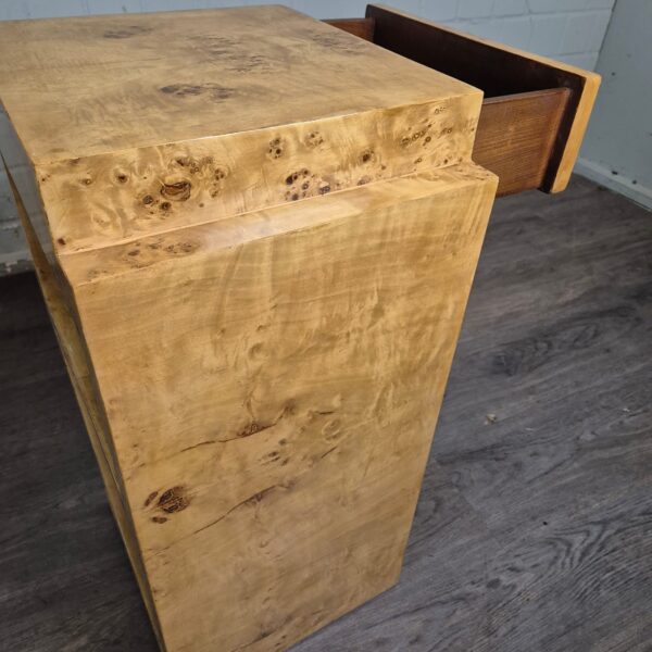 Bedside Table Burr Walnut 0,50 m - Image 16