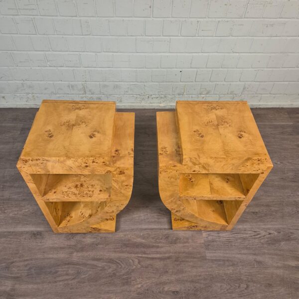 Bedside Table Burr Walnut 0,50 m - Image 12