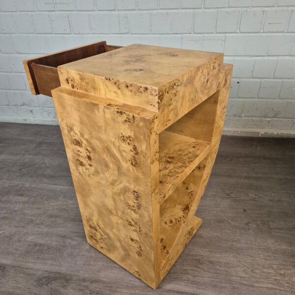 Bedside Table Burr Walnut 0,50 m - Image 15