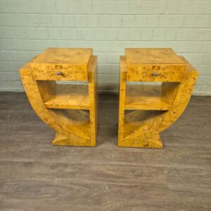 Bedside Table Burr Walnut 0,50 m