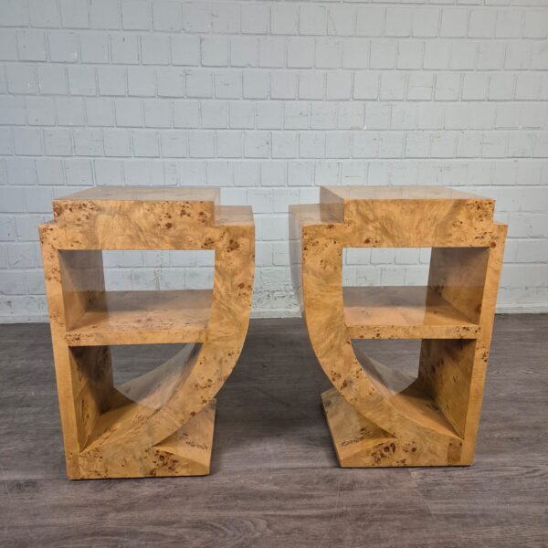 Bedside Table Burr Walnut 0,50 m - Image 13
