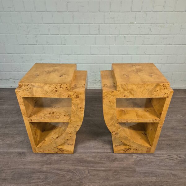 Bedside Table Burr Walnut 0,50 m - Image 11