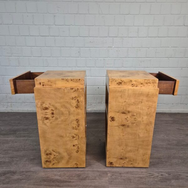 Bedside Table Burr Walnut 0,50 m - Image 14
