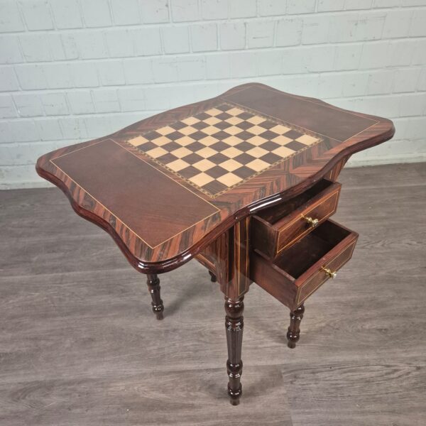 Game Table Chess & Checkers Walnut 0,75 m - Image 12