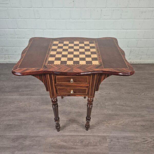Game Table Chess & Checkers Walnut 0,75 m - Image 2