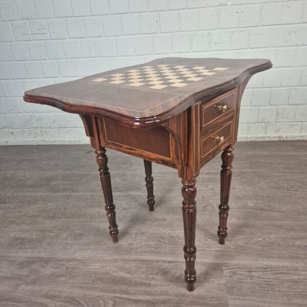 Game Table Chess & Checkers Walnut 0,75 m - Image 4
