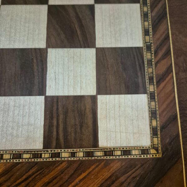 Game Table Chess & Checkers Walnut 0,75 m - Image 11