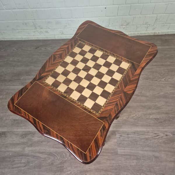 Game Table Chess & Checkers Walnut 0,75 m - Image 5