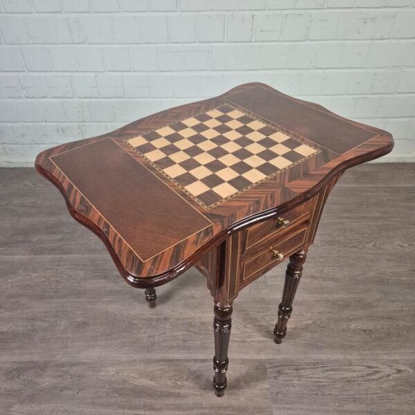 Game Table Chess & Checkers Walnut 0,75 m - Image 3
