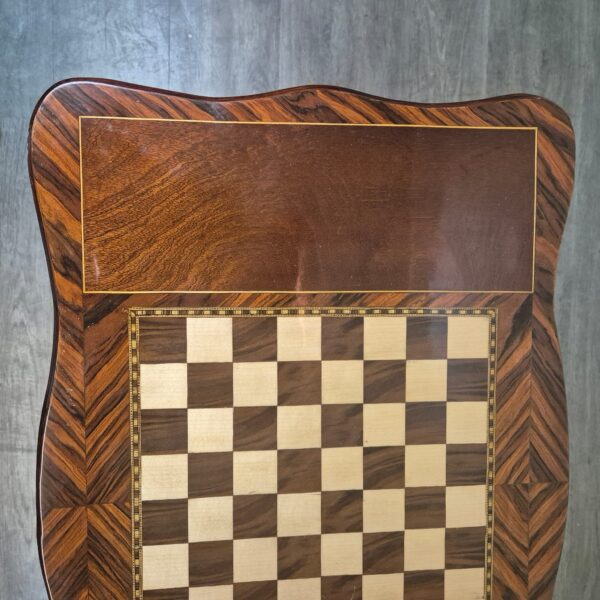Game Table Chess & Checkers Walnut 0,75 m - Image 9