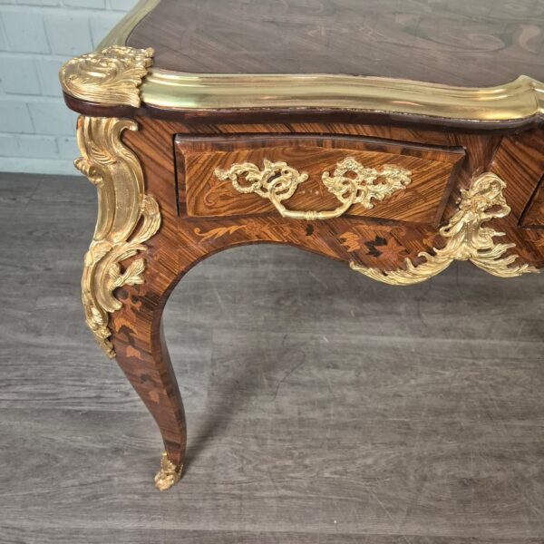 Desk Neo-baroque 1,45 m Walnut - Image 9