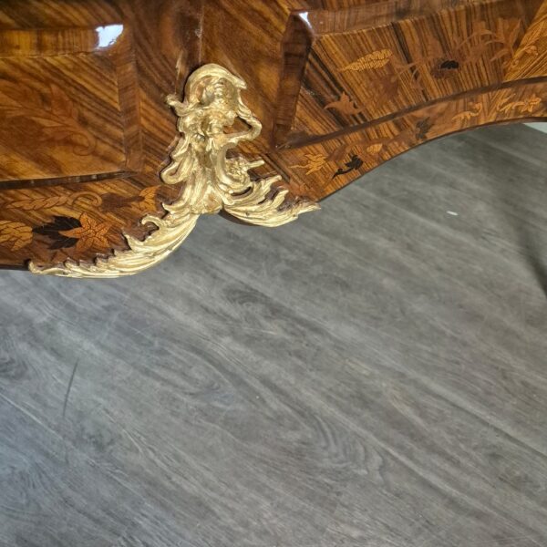Desk Neo-baroque 1,45 m Walnut - Image 11