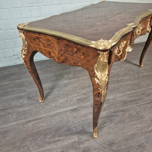 Desk Neo-baroque 1,45 m Walnut - Image 8