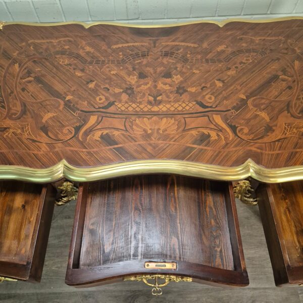 Desk Neo-baroque 1,45 m Walnut - Image 15