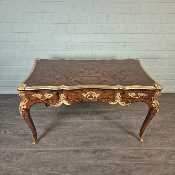 Desk Neo-baroque 1,45 m Walnut - Image 2