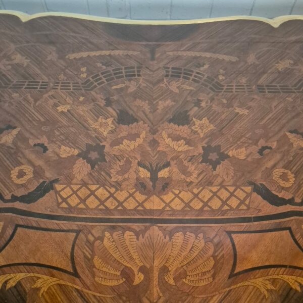 Desk Neo-baroque 1,45 m Walnut - Image 6