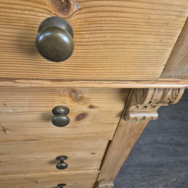 Chest of Drawers Gründerzeit 1880 Pine - Image 3