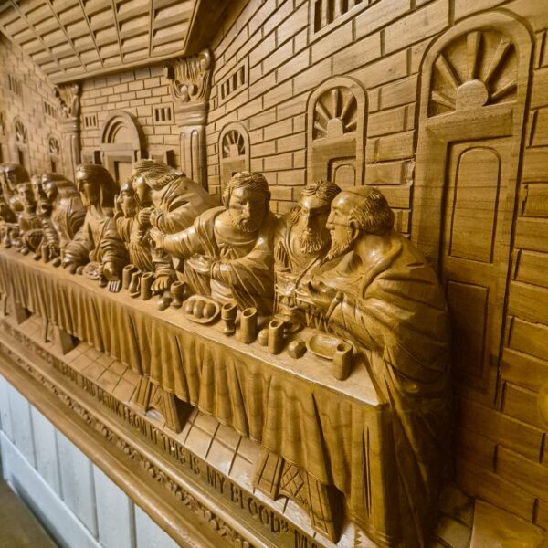 3D Teak Wall Relief "The Last Supper" 1.50 m - Image 10