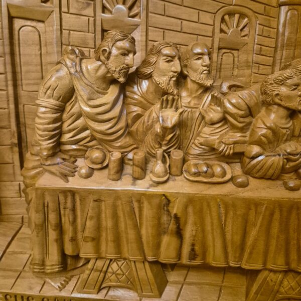 3D Teak Wall Relief "The Last Supper" 1.50 m - Image 8