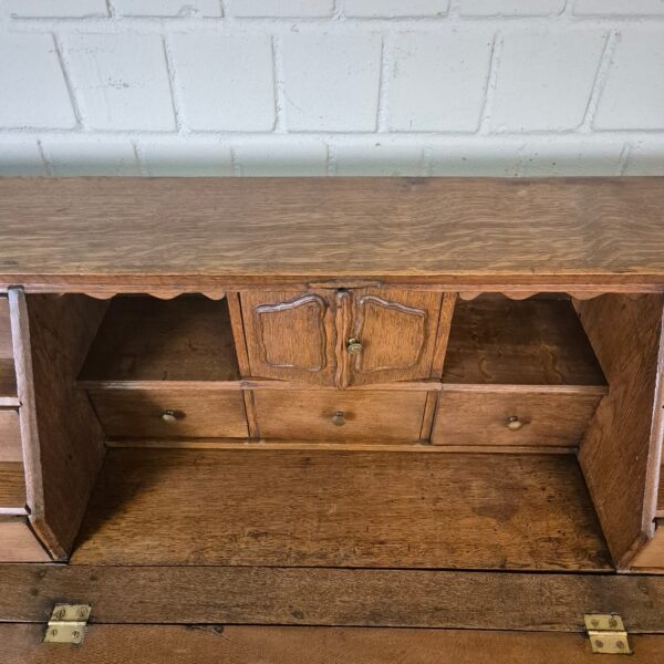 Secretary  Baroque 1790 Oak - Image 9