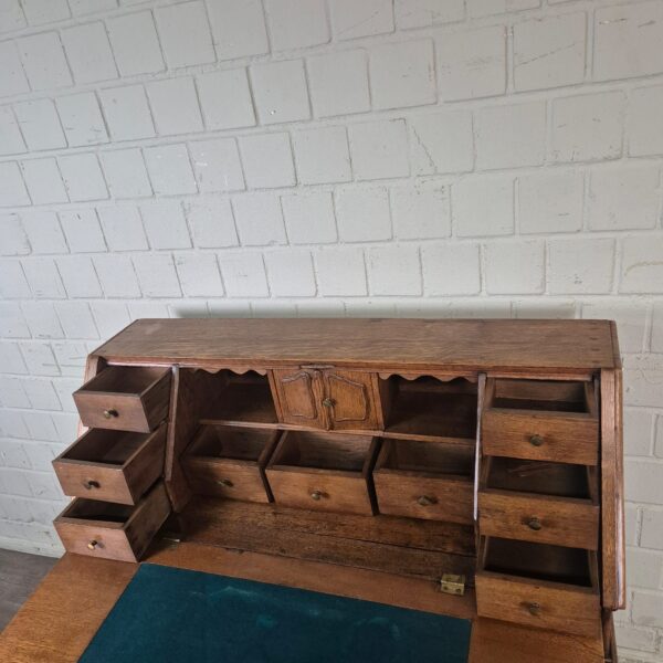 Secretary  Baroque 1790 Oak - Image 12