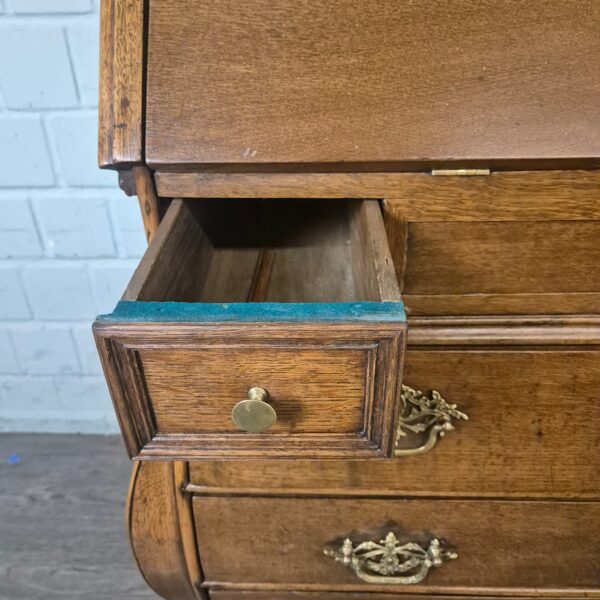 Secretary  Baroque 1790 Oak - Image 14