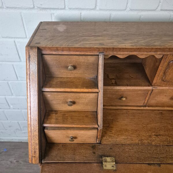 Secretary  Baroque 1790 Oak - Image 8