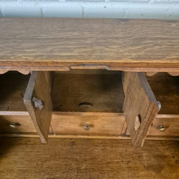 Secretary  Baroque 1790 Oak - Image 13