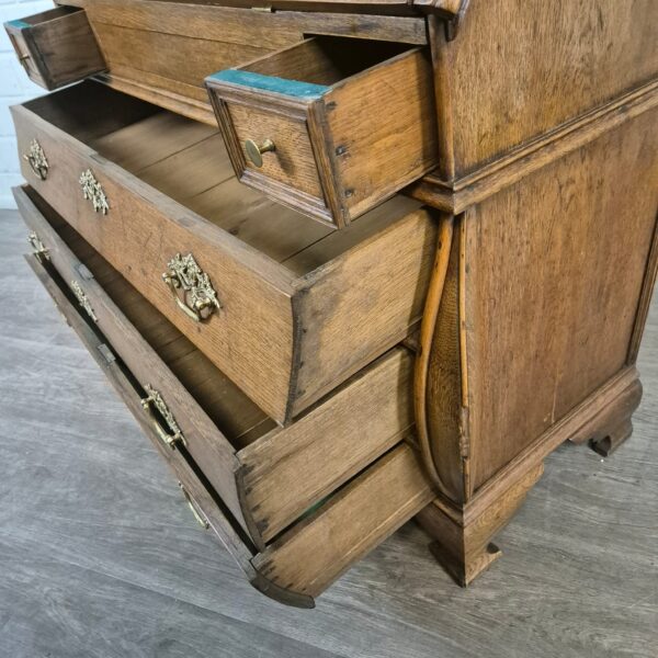 Secretary  Baroque 1790 Oak - Image 16
