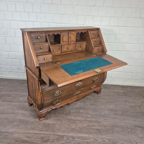 Secretary  Baroque 1790 Oak - Image 7