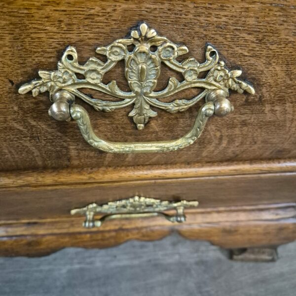 Secretary  Baroque 1790 Oak - Image 5