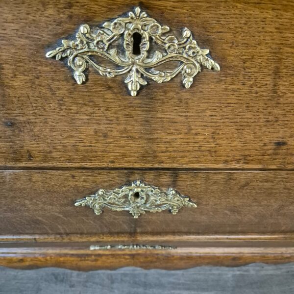 Secretary  Baroque 1790 Oak - Image 4