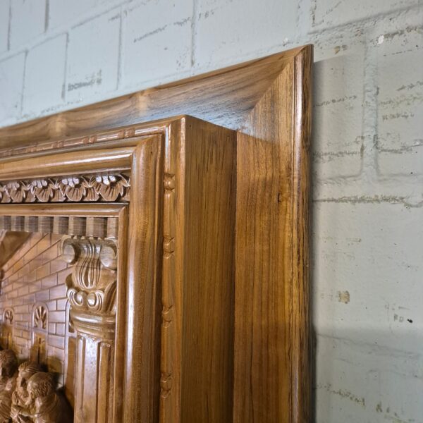 3D teak wall relief "The Last Supper" 1.20 m - Image 15