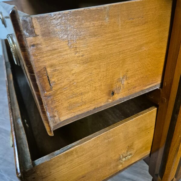 Chest of Drawers Biedermeier 1810 Walnut - Image 16